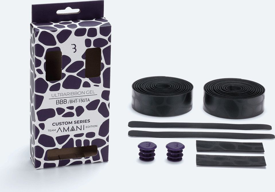 Ruban de Cintre BBB UltraRibbon Gel Team Amani Noir Girafe