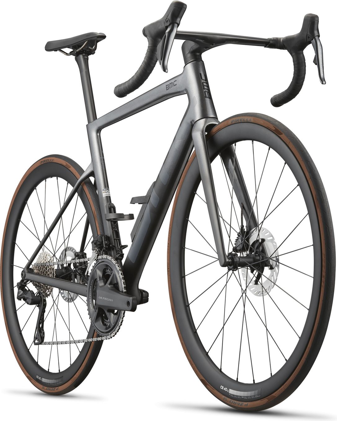 Vélo de Route BMC Teammachine SLR 01 Three Shimano Ultegra Di2 12V 700 mm Argent/Gris 2027