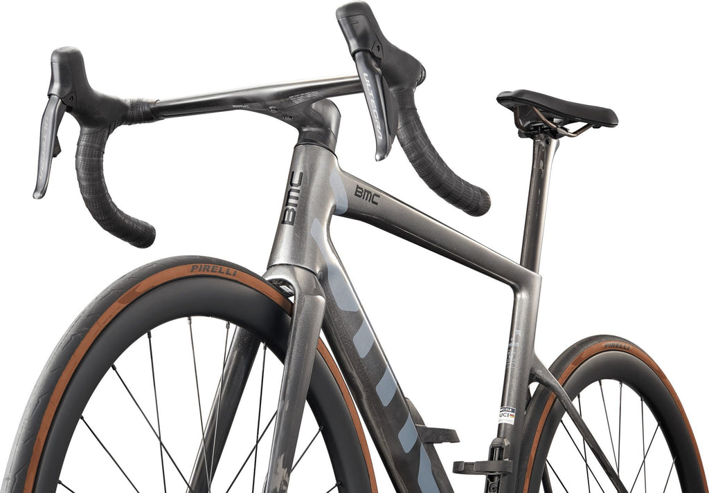 Vélo de Route BMC Teammachine SLR 01 Three Shimano Ultegra Di2 12V 700 mm Argent/Gris 2027