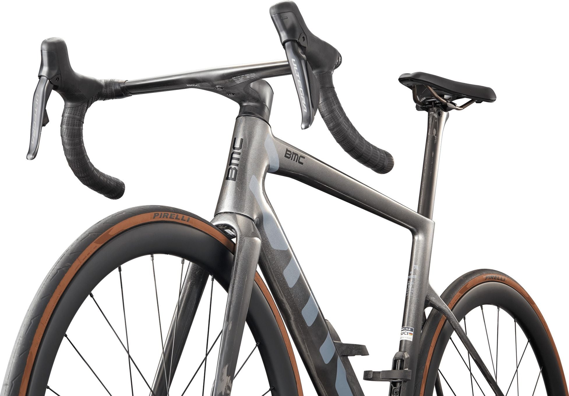 Vélo de Route BMC Teammachine SLR 01 Three Shimano Ultegra Di2 12V 700 mm Argent/Gris 2027