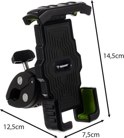 Support de téléphone pour vélo noir universel
