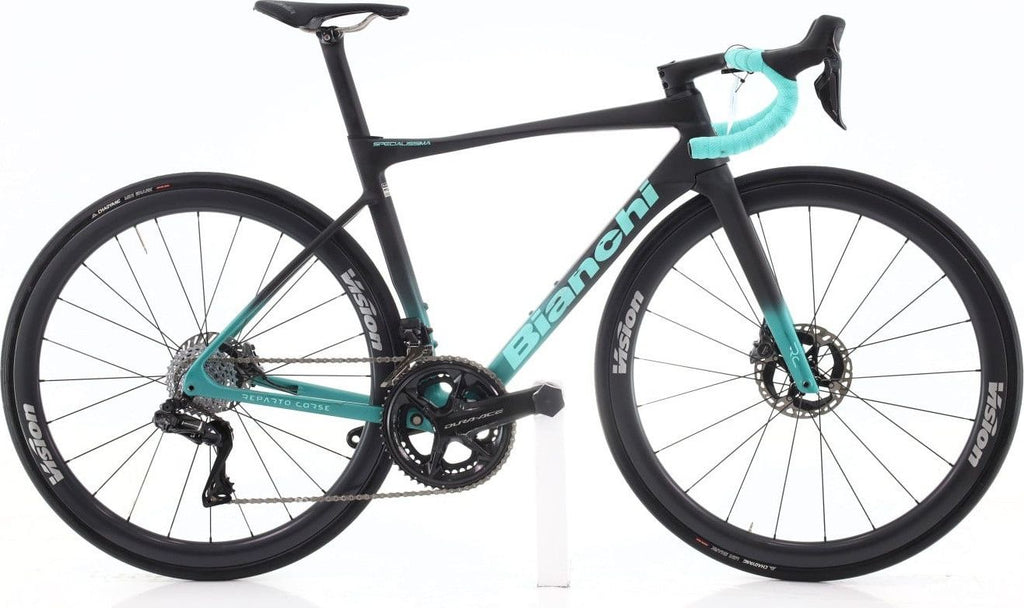 Produit reconditionné · Bianchi Specialissima Di2 12V · Gris / Vélo de route | Très bon état