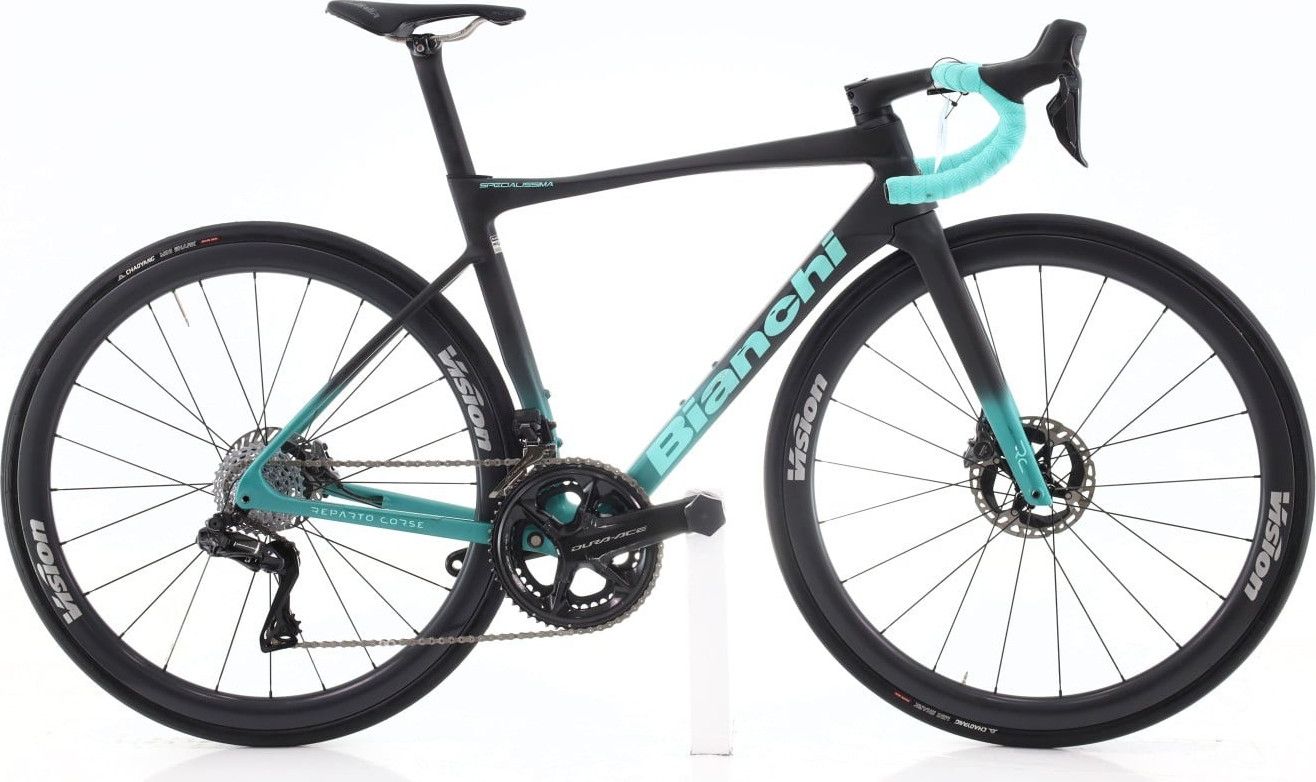 Produit reconditionné · Bianchi Specialissima Di2 12V · Gris / Vélo de route | Très bon état