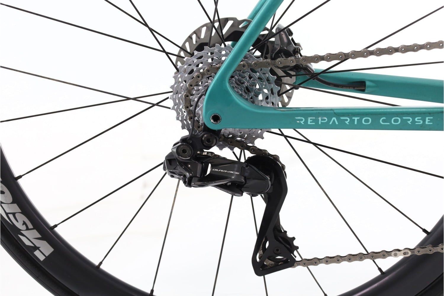 Produit reconditionné · Bianchi Specialissima Di2 12V · Gris / Vélo de route | Très bon état