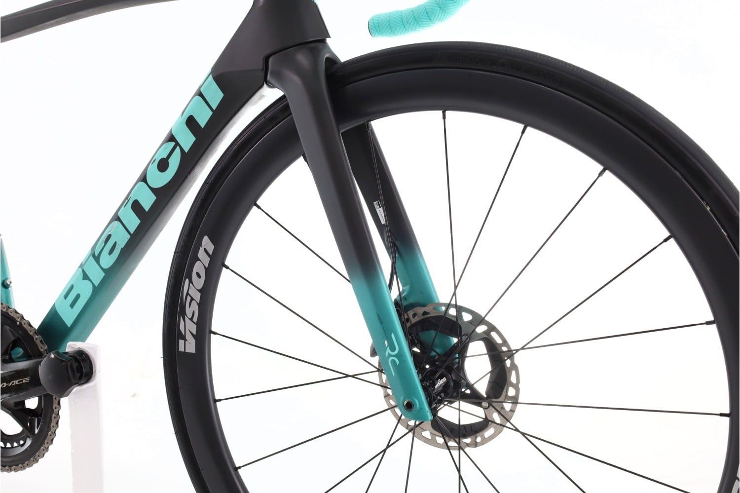 Produit reconditionné · Bianchi Specialissima Di2 12V · Gris / Vélo de route | Très bon état