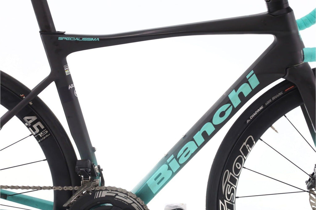 Produit reconditionné · Bianchi Specialissima Arkea Team Di2 12V · Noir / Vélo de route | Très bon état