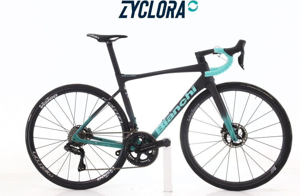 Produit reconditionné · Bianchi Specialissima Arkea Team Di2 12V · Gris / Vélo de route | Très bon état