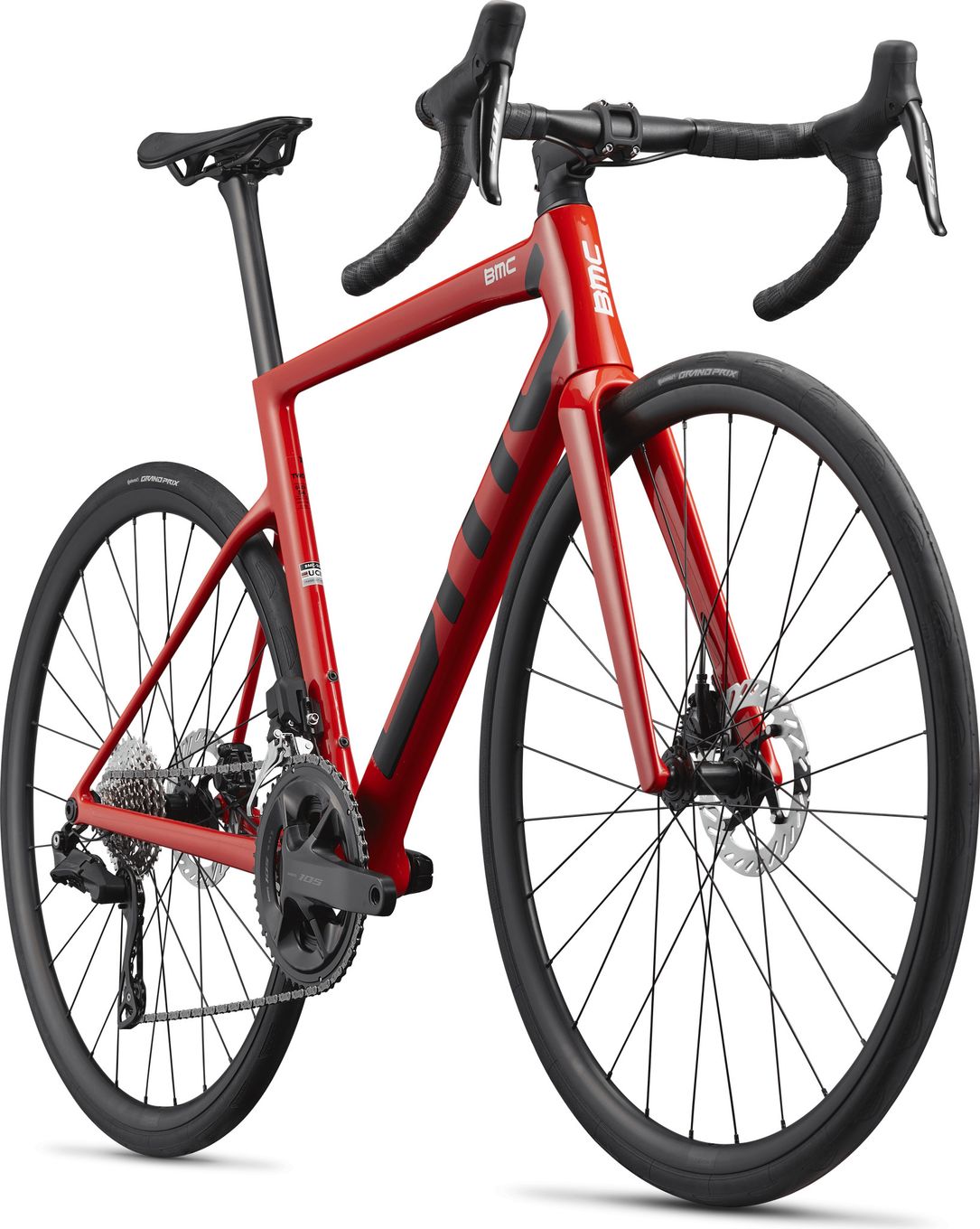 Vélo de Route BMC Teammachine SLR Two Shimano 105 Di2 12V 700 mm Rouge/Noir 2027
