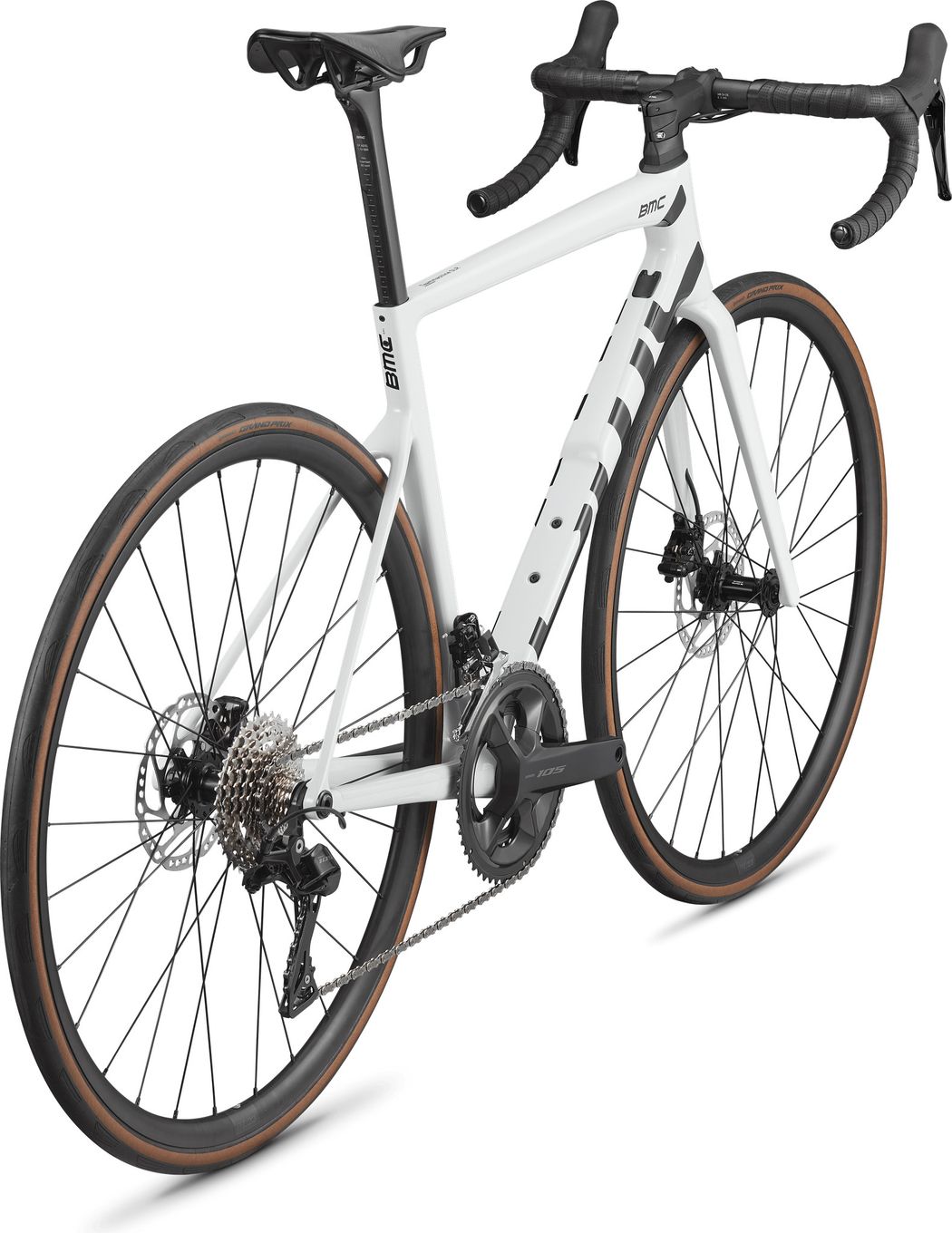 Vélo de Route BMC Teammachine SLR Three Shimano 105 12V 700 mm Blanc/Noir 2027
