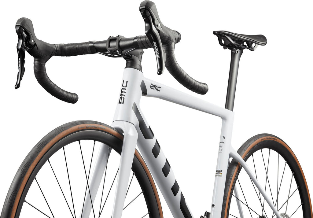 Vélo de Route BMC Teammachine SLR Three Shimano 105 12V 700 mm Blanc/Noir 2027