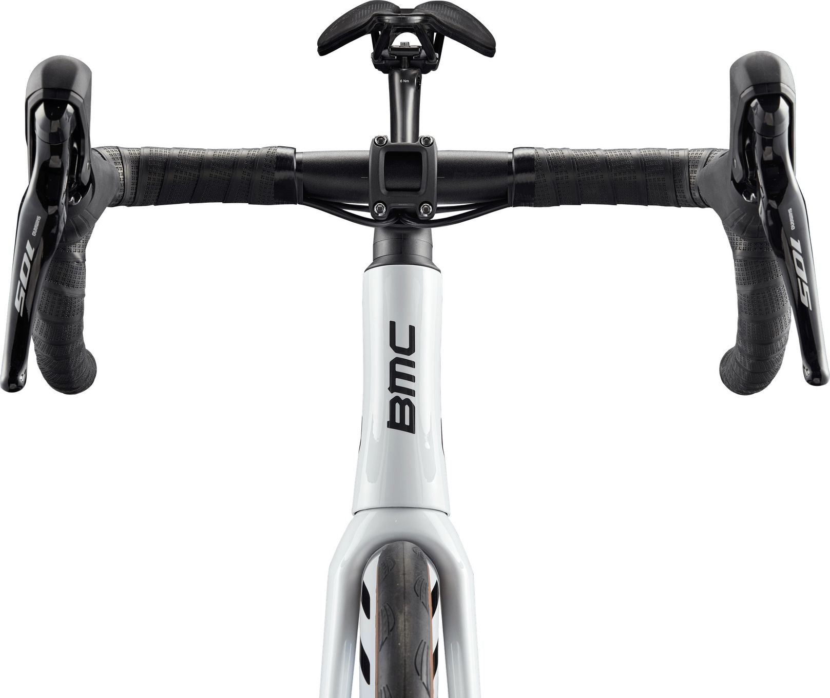 Vélo de Route BMC Teammachine SLR Three Shimano 105 12V 700 mm Blanc/Noir 2027