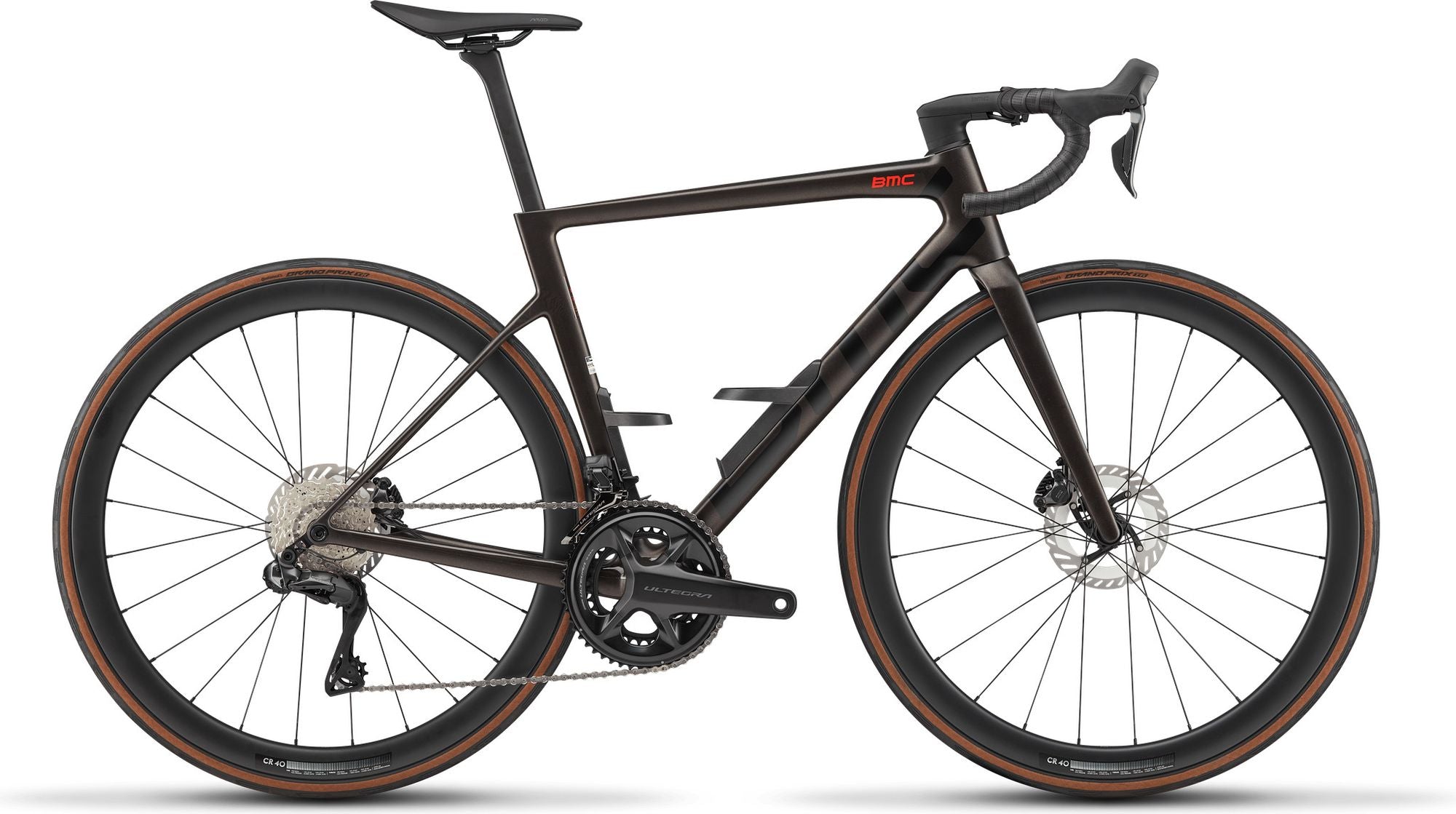 Vélo de Route BMC Teammachine SLR 01 Six Shimano Ultegra Di2 12V 700 mm Carbone à Paillettes Rouges 2027