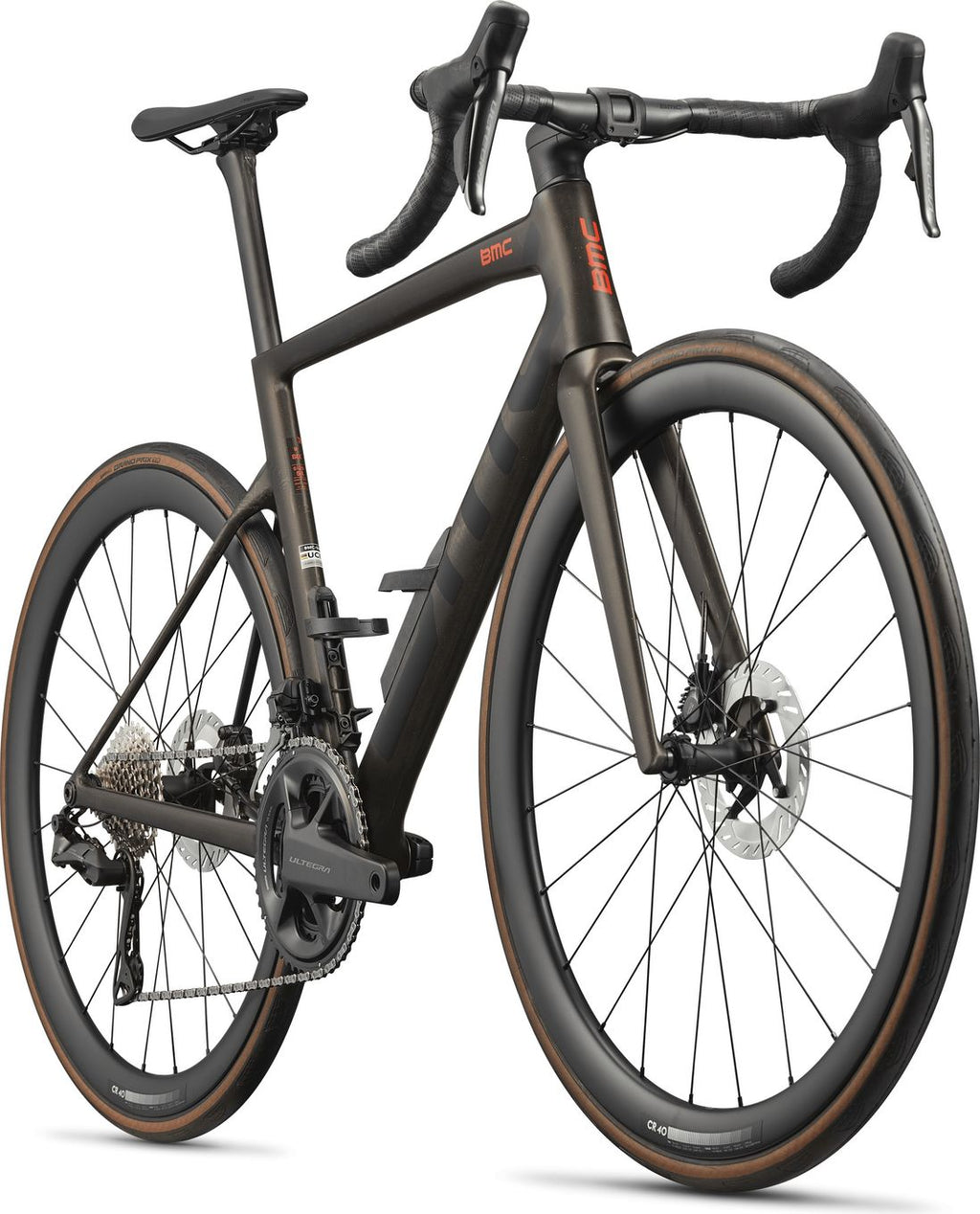 Vélo de Route BMC Teammachine SLR 01 Six Shimano Ultegra Di2 12V 700 mm Carbone à Paillettes Rouges 2027