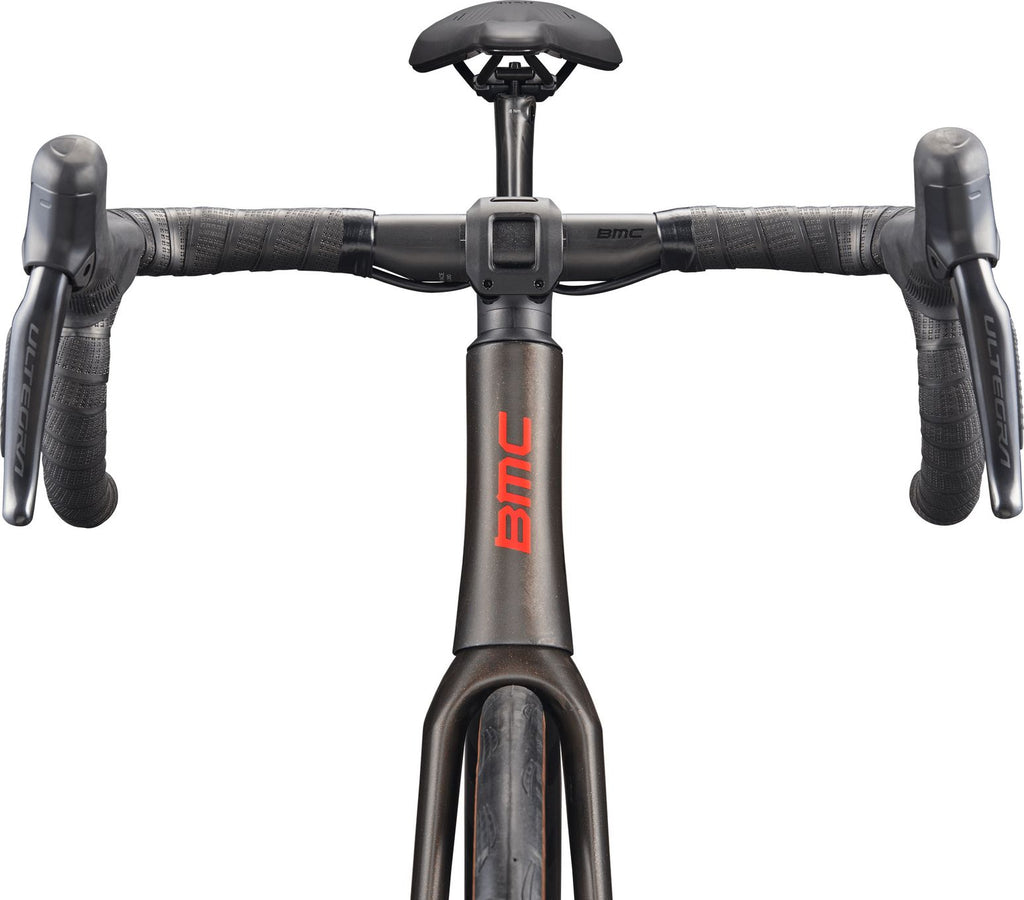 Vélo de Route BMC Teammachine SLR 01 Six Shimano Ultegra Di2 12V 700 mm Carbone à Paillettes Rouges 2027