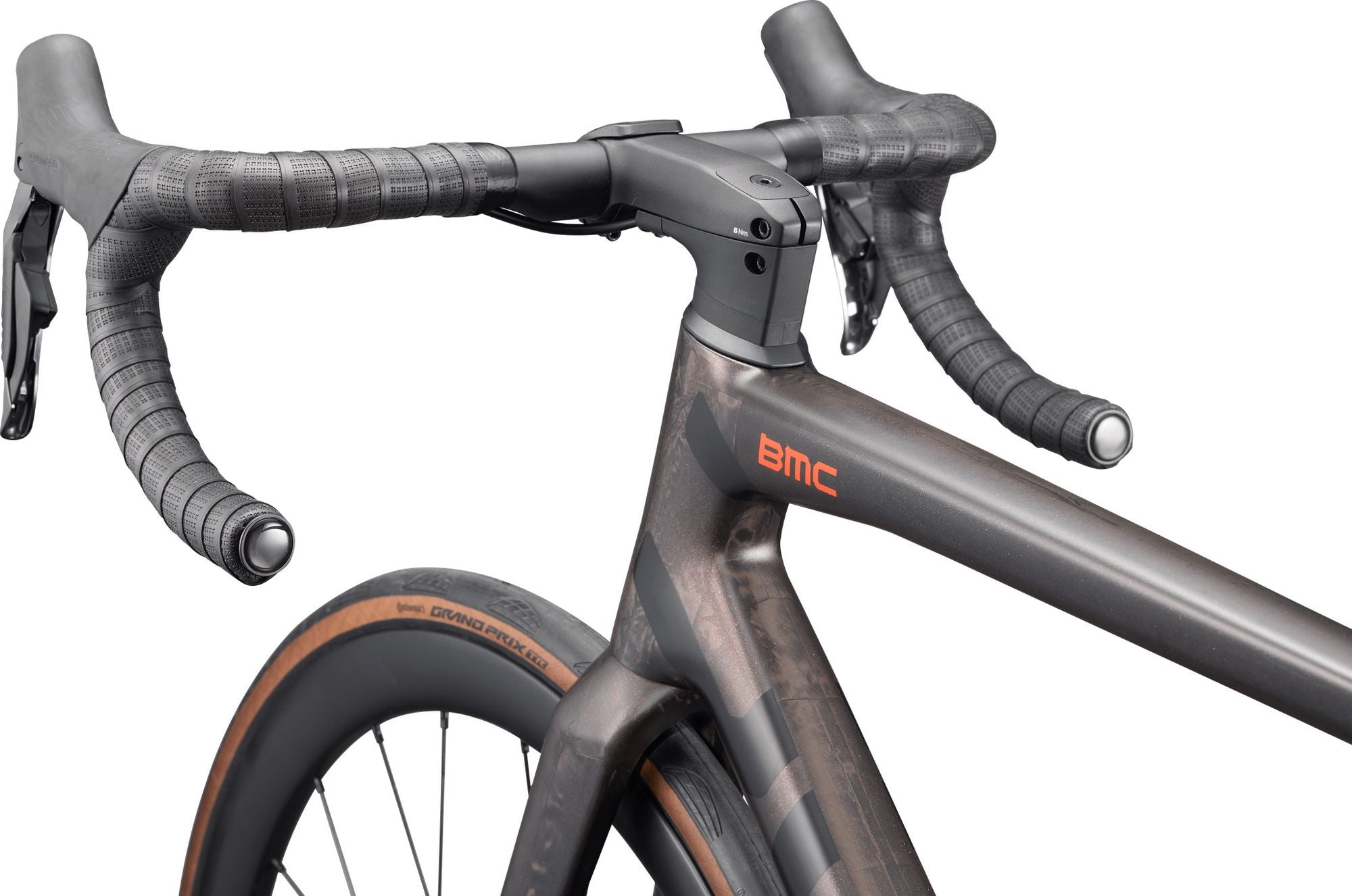 Vélo de Route BMC Teammachine SLR 01 Six Shimano Ultegra Di2 12V 700 mm Carbone à Paillettes Rouges 2027