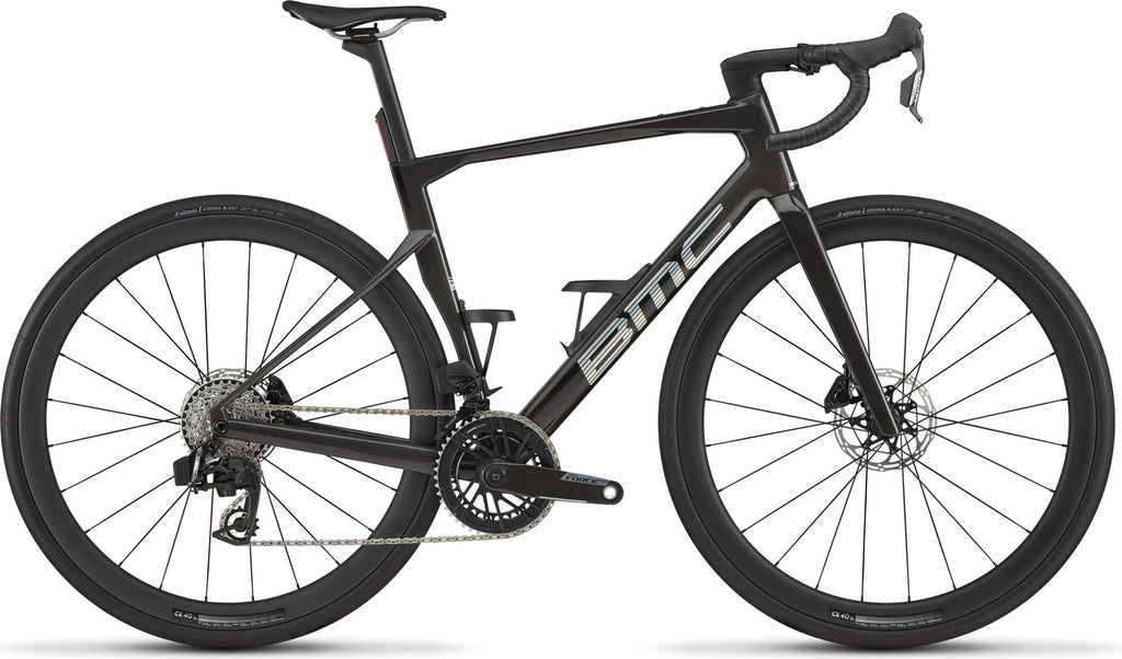 Vélo de Route BMC Roadmachine 01 Two Sram Force AXS 12V 700 mm Noir Carbone 2027