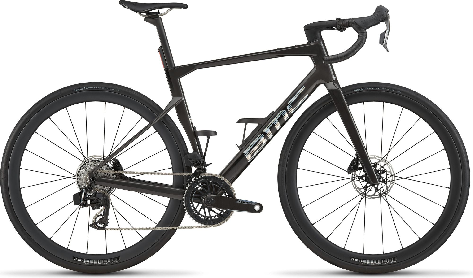 Vélo de Route BMC Roadmachine 01 Two Sram Force AXS 12V 700 mm Noir Carbone 2027