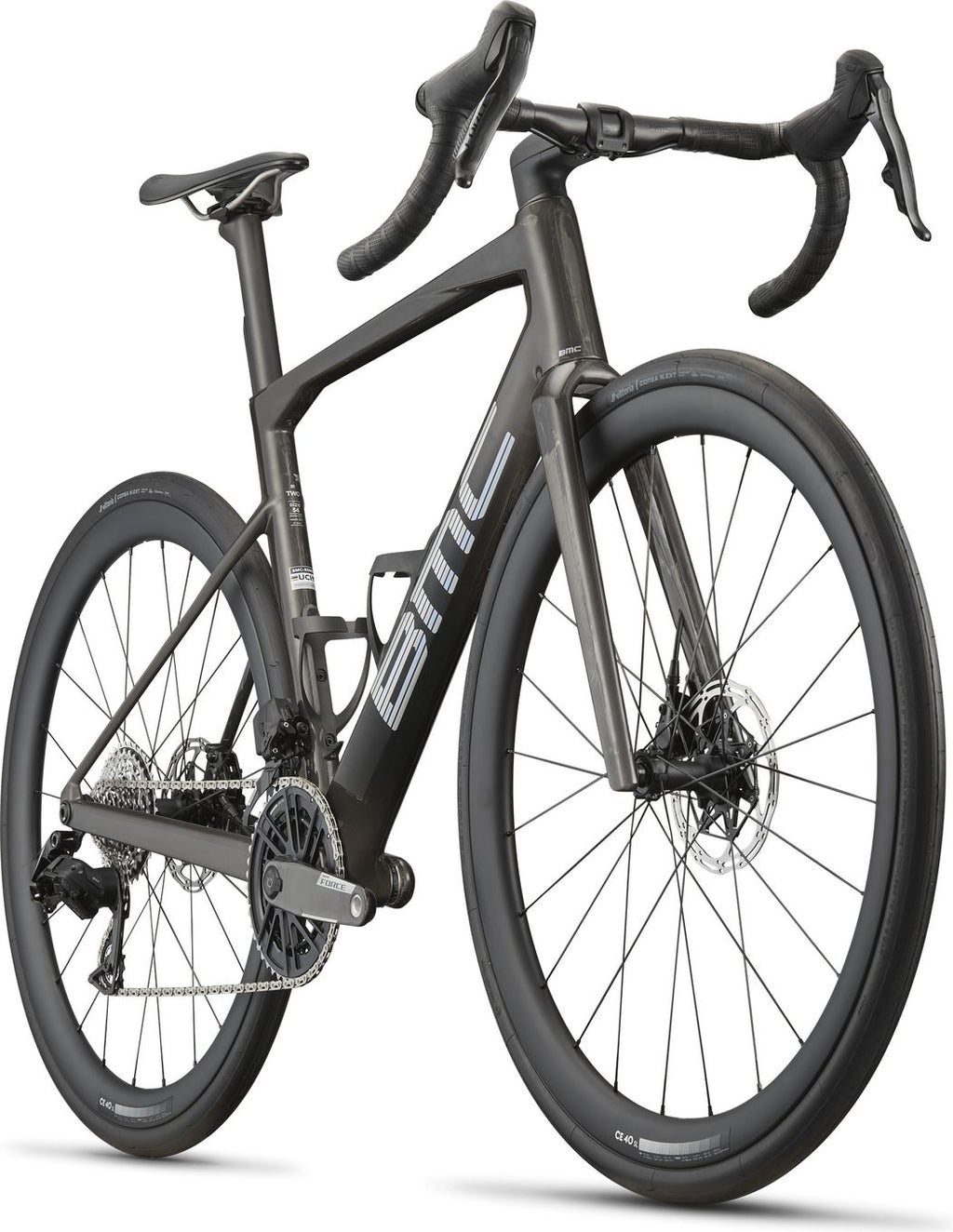 Vélo de Route BMC Roadmachine 01 Two Sram Force AXS 12V 700 mm Noir Carbone 2027
