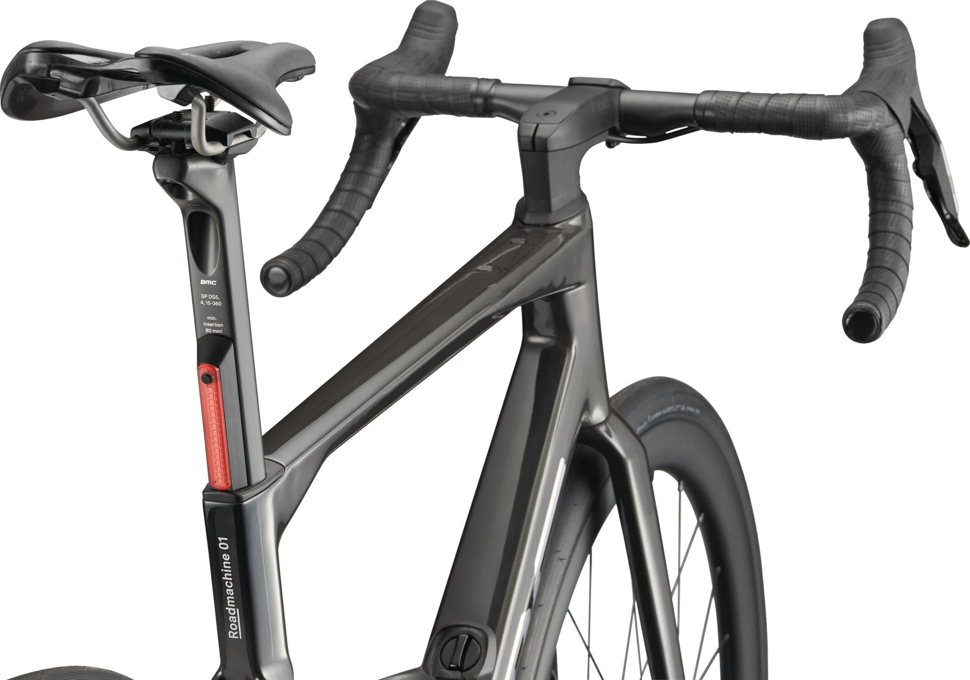Vélo de Route BMC Roadmachine 01 Two Sram Force AXS 12V 700 mm Noir Carbone 2027