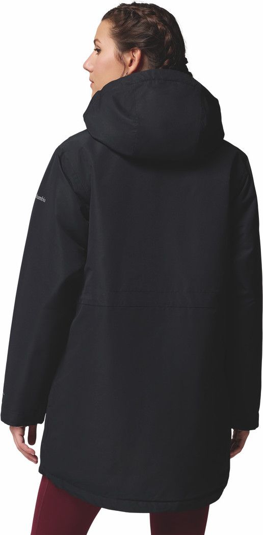 Parka Imperméable à Capuche Femme Columbia Pulaski Noir T.L - Produit Reconditionné