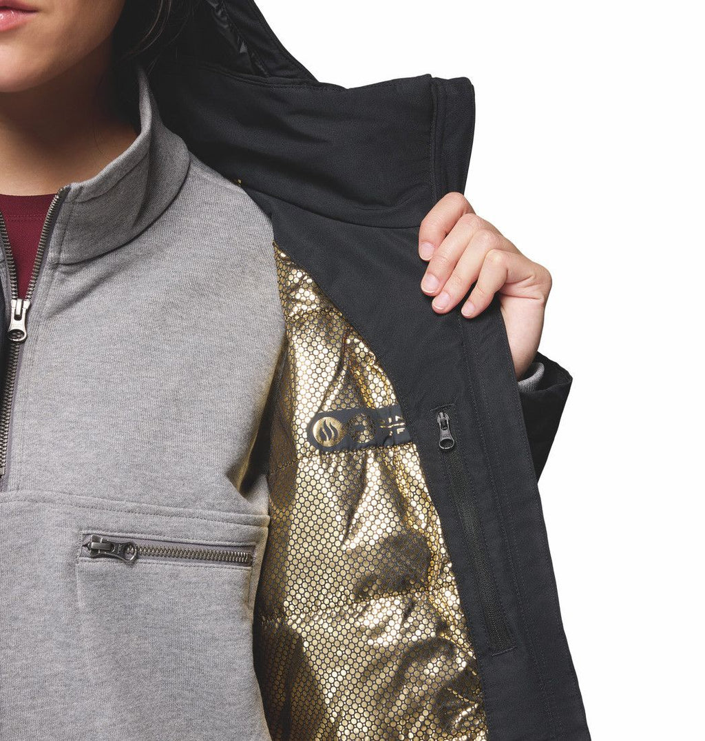 Parka Imperméable à Capuche Femme Columbia Pulaski Noir T.L - Produit Reconditionné