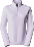 Polaire Femme The North Face 100 Glacier 1/4 Zip Rose T.S - Produit Reconditionné