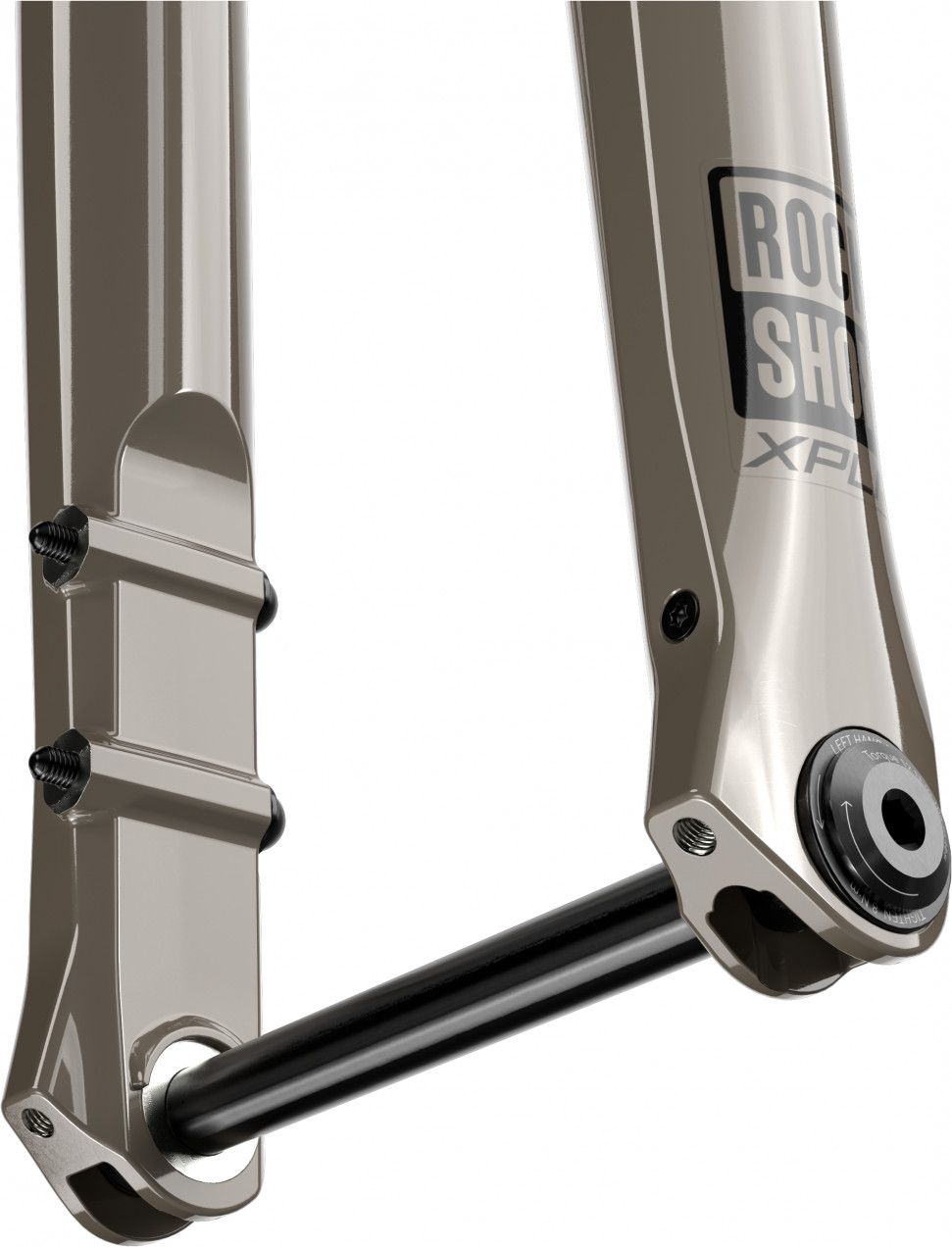 Fourche Rockshox Rudy Ultimate XPLR 700c | 12x100 mm | Offset 45 | Beige Kwiqsand 30mm - Produit Reconditionné