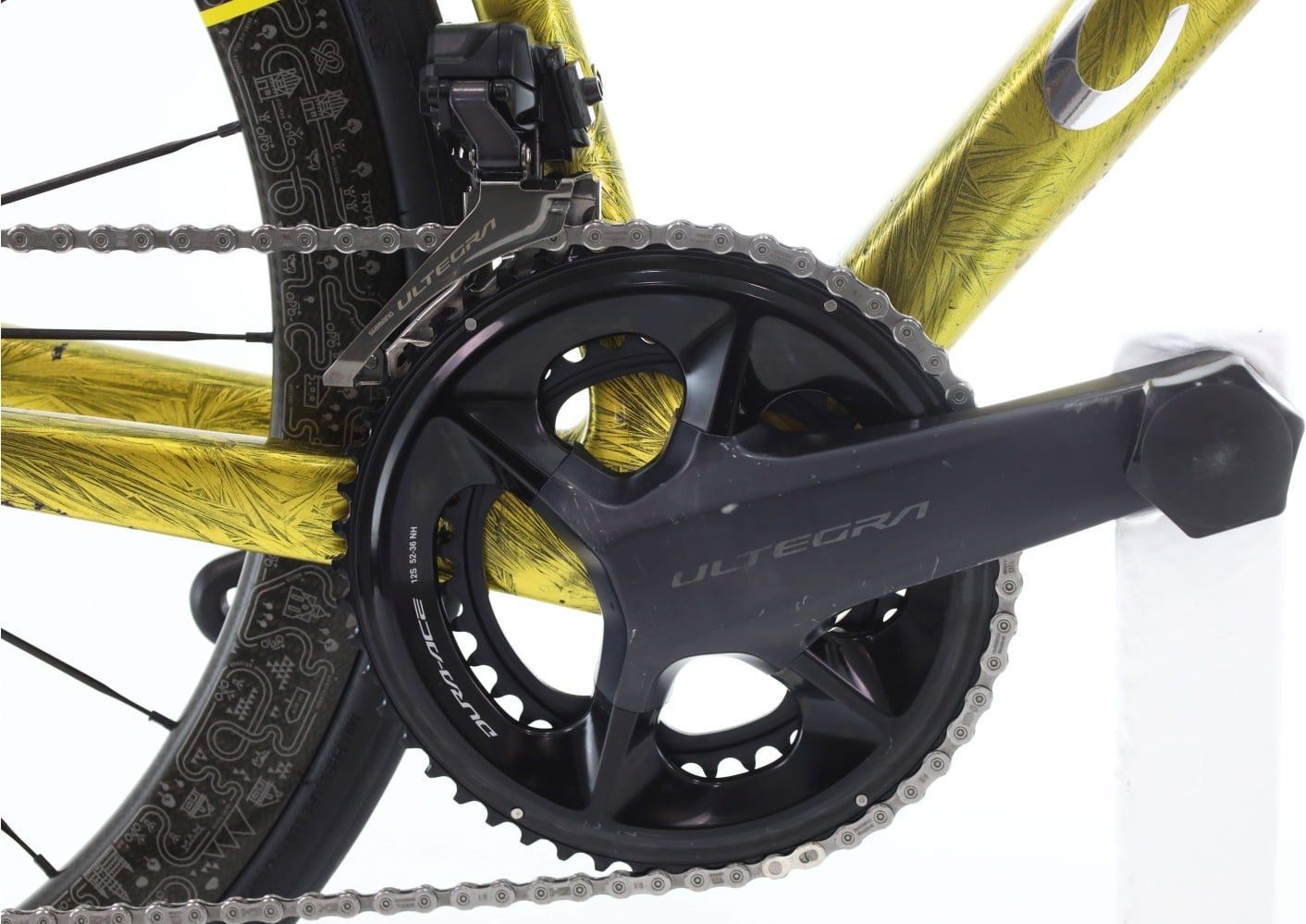 Produit reconditionné · Colnago V3 RS Frozen Di2 12V · Jaune / Vélo de route | Très bon état
