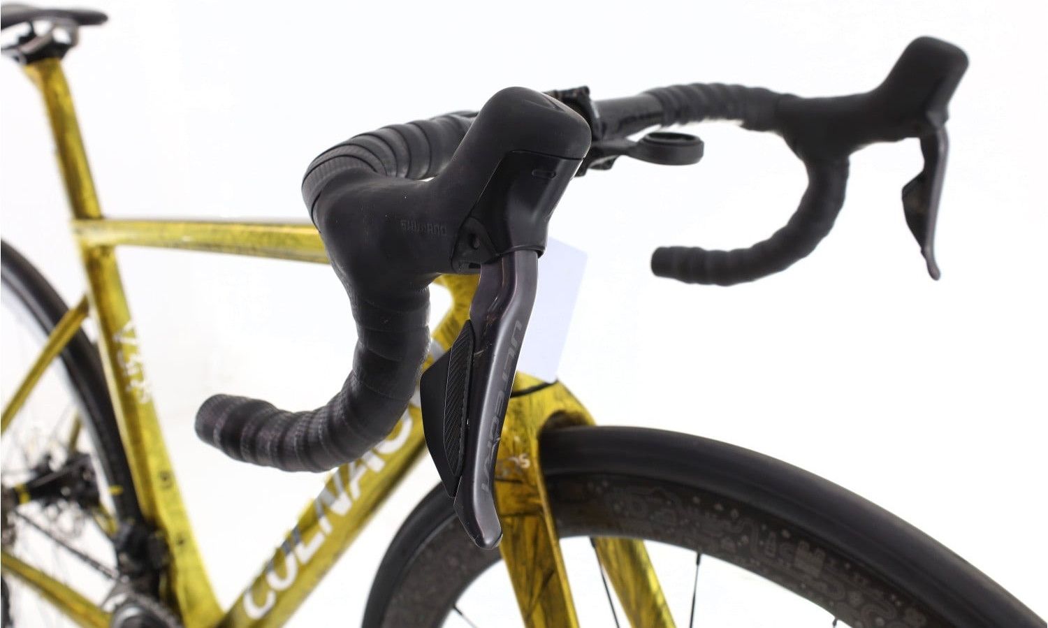 Produit reconditionné · Colnago V3 RS Frozen Di2 12V · Jaune / Vélo de route | Très bon état