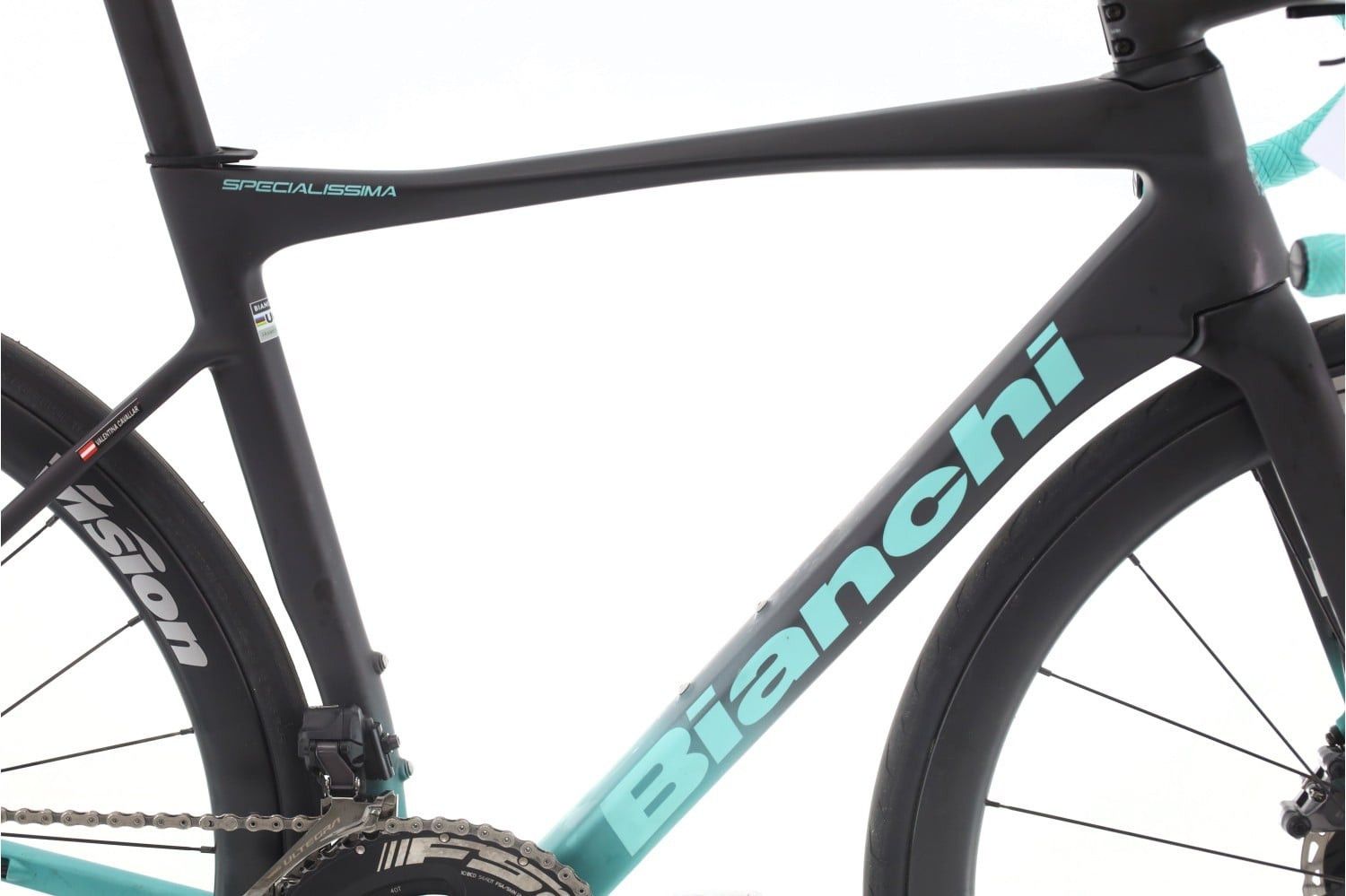 Produit reconditionné · Bianchi Specialissima Di2 12V · Noir / Vélo de route | Très bon état