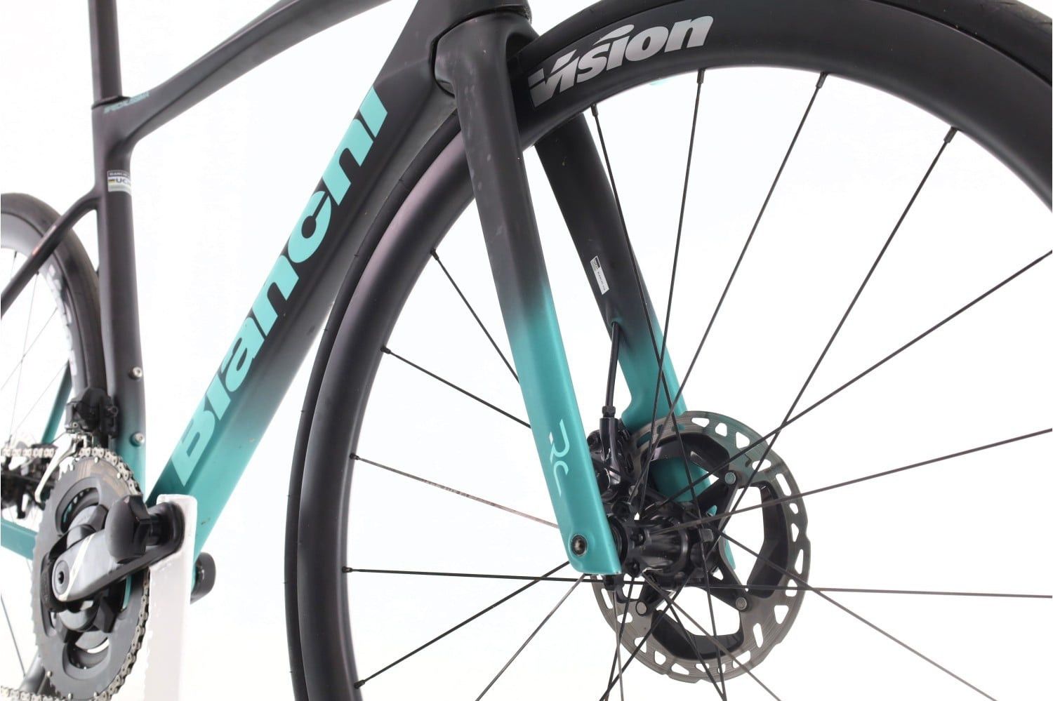 Produit reconditionné · Bianchi Specialissima Di2 12V · Noir / Vélo de route | Très bon état
