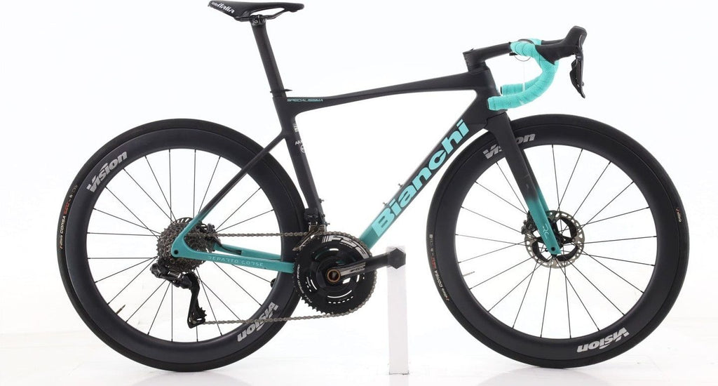 Produit reconditionné · Bianchi Specialissima Arkea Team Di2 12V · Noir / Vélo de route | Très bon état