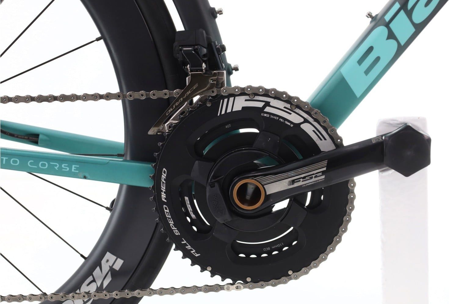 Produit reconditionné · Bianchi Specialissima Arkea Team Di2 12V · Noir / Vélo de route | Très bon état