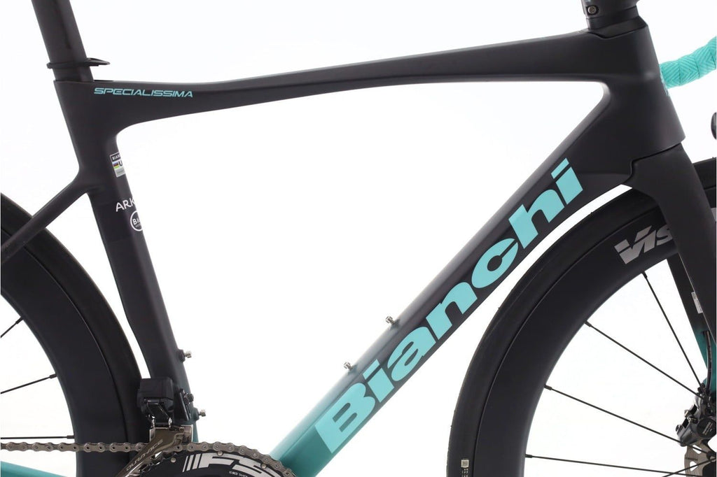 Produit reconditionné · Bianchi Specialissima Arkea Team Di2 12V · Noir / Vélo de route | Très bon état