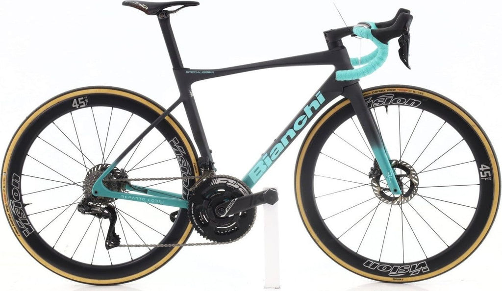 Produit reconditionné · Bianchi Specialissima Di2 12V · Noir / Vélo de route | Très bon état