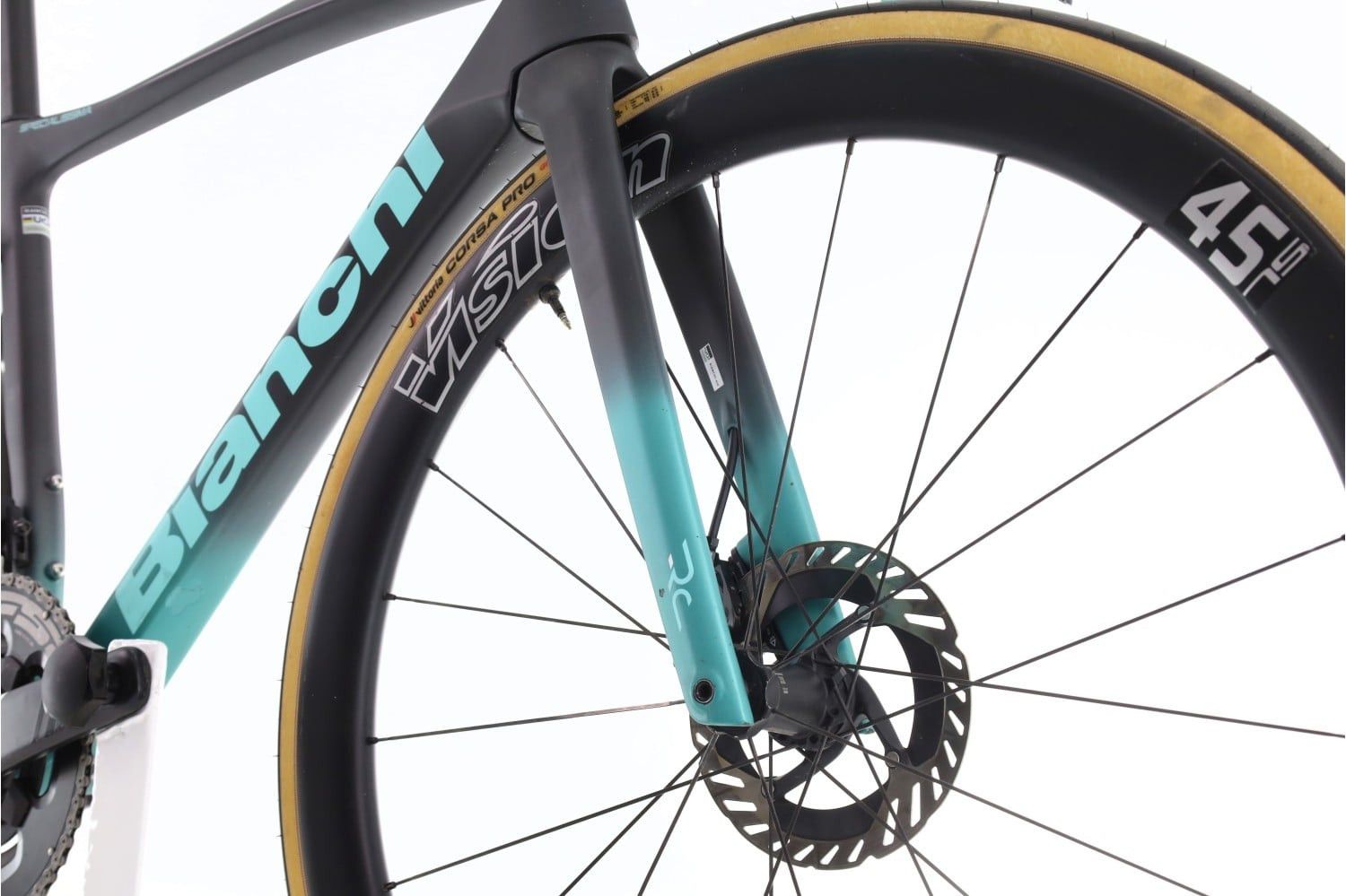 Produit reconditionné · Bianchi Specialissima Di2 12V · Noir / Vélo de route | Très bon état