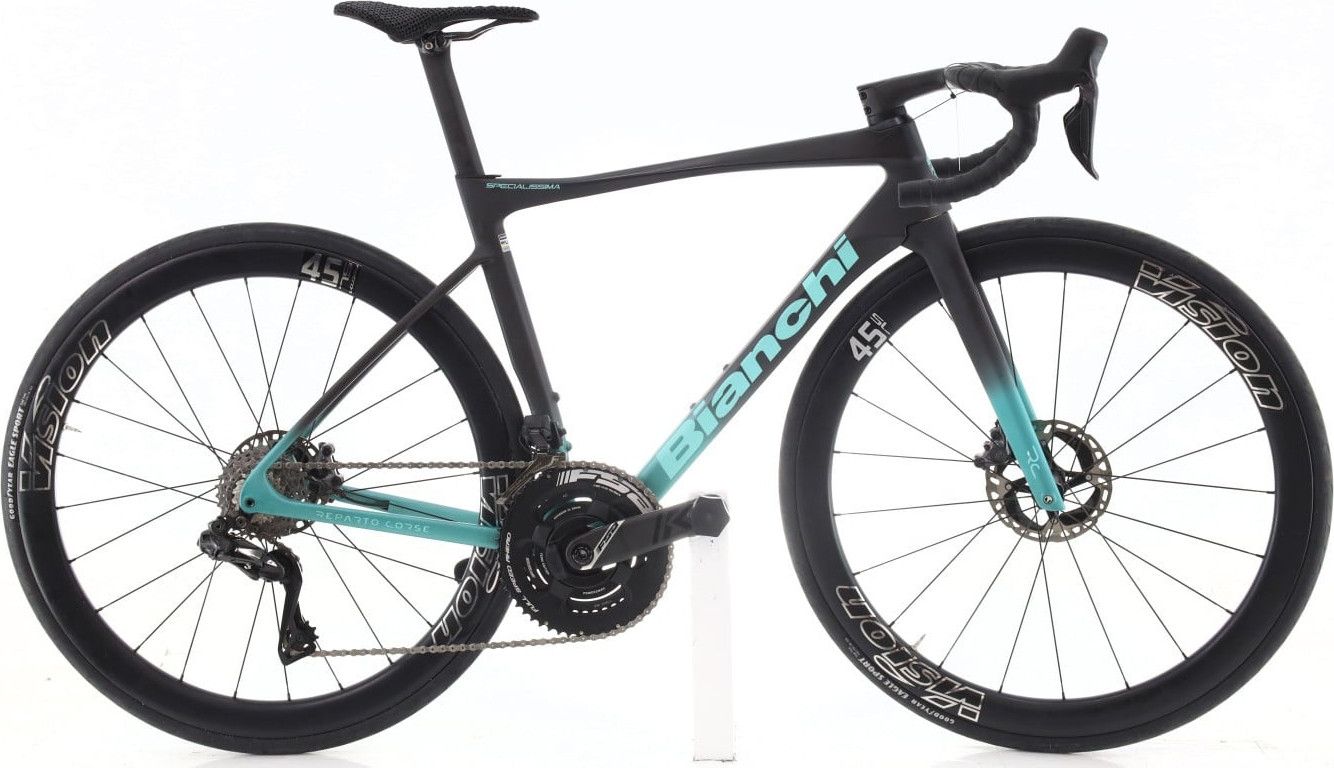 Produit reconditionné · Bianchi Specialissima Di2 12V · Gris / Vélo de route | Très bon état