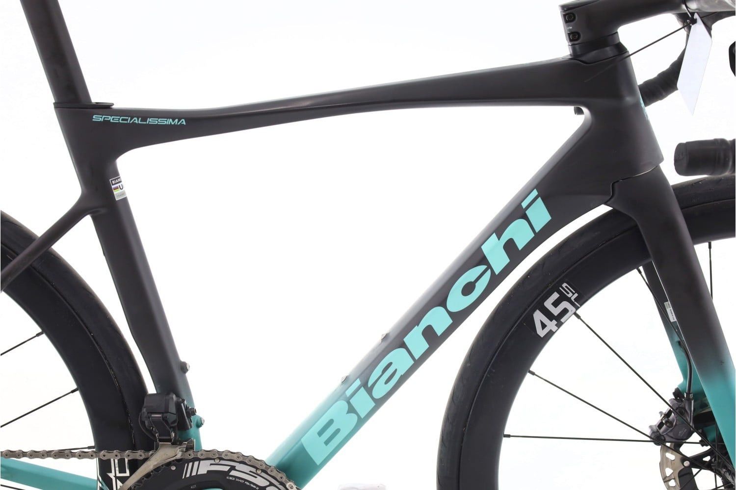 Produit reconditionné · Bianchi Specialissima Di2 12V · Gris / Vélo de route | Très bon état