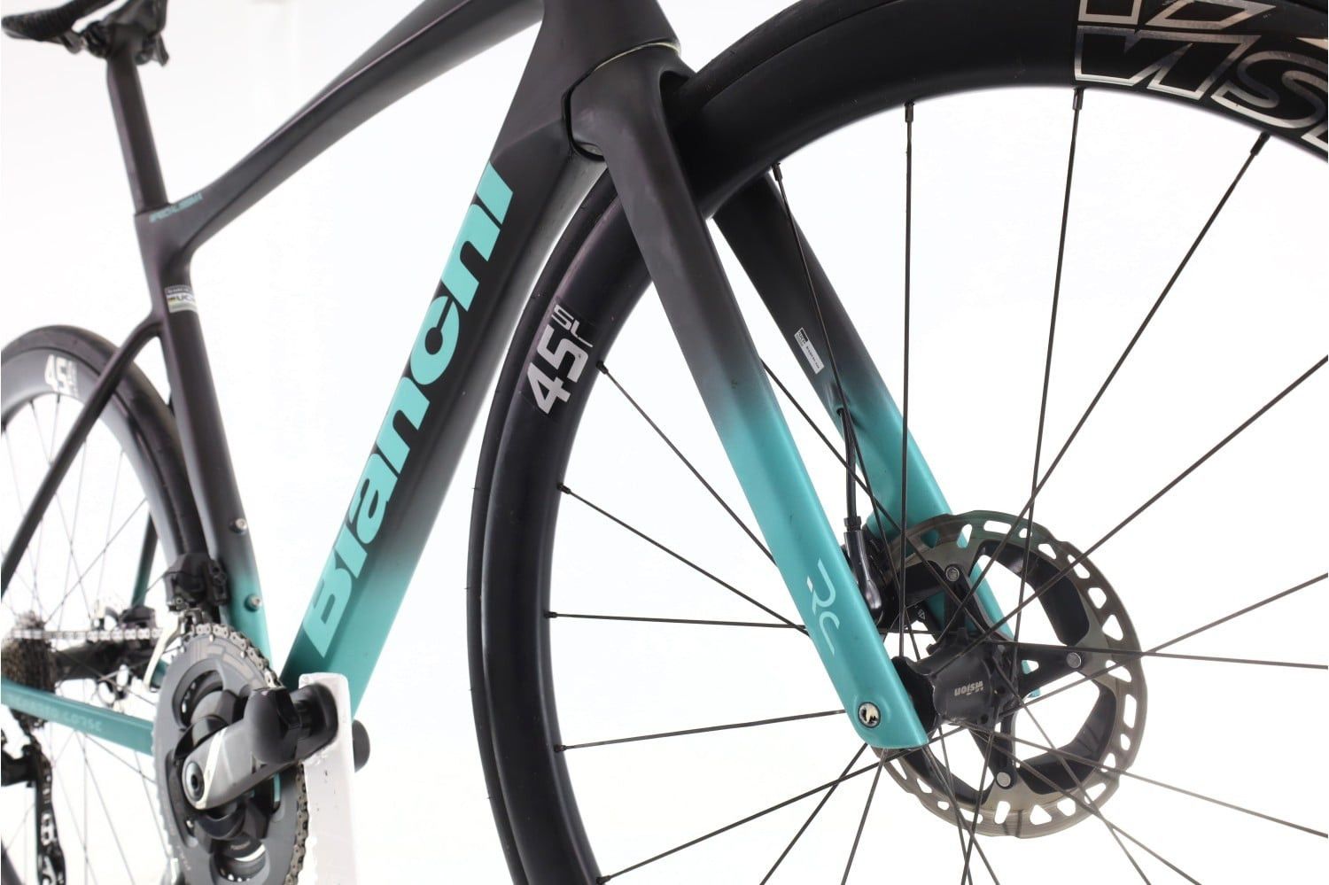 Produit reconditionné · Bianchi Specialissima Di2 12V · Gris / Vélo de route | Très bon état