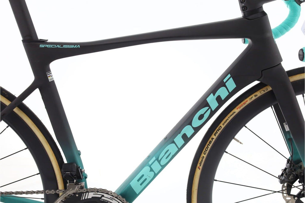 Produit reconditionné · Bianchi Specialissima Di2 12V · Noir / Vélo de route | Très bon état