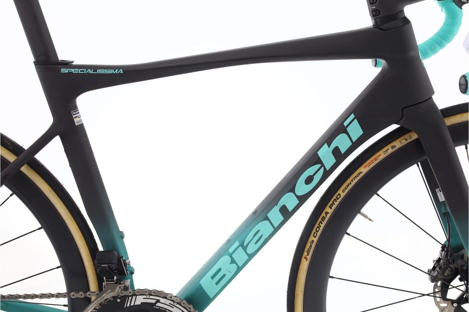 Produit reconditionné · Bianchi Specialissima Di2 12V · Noir / Vélo de route | Très bon état