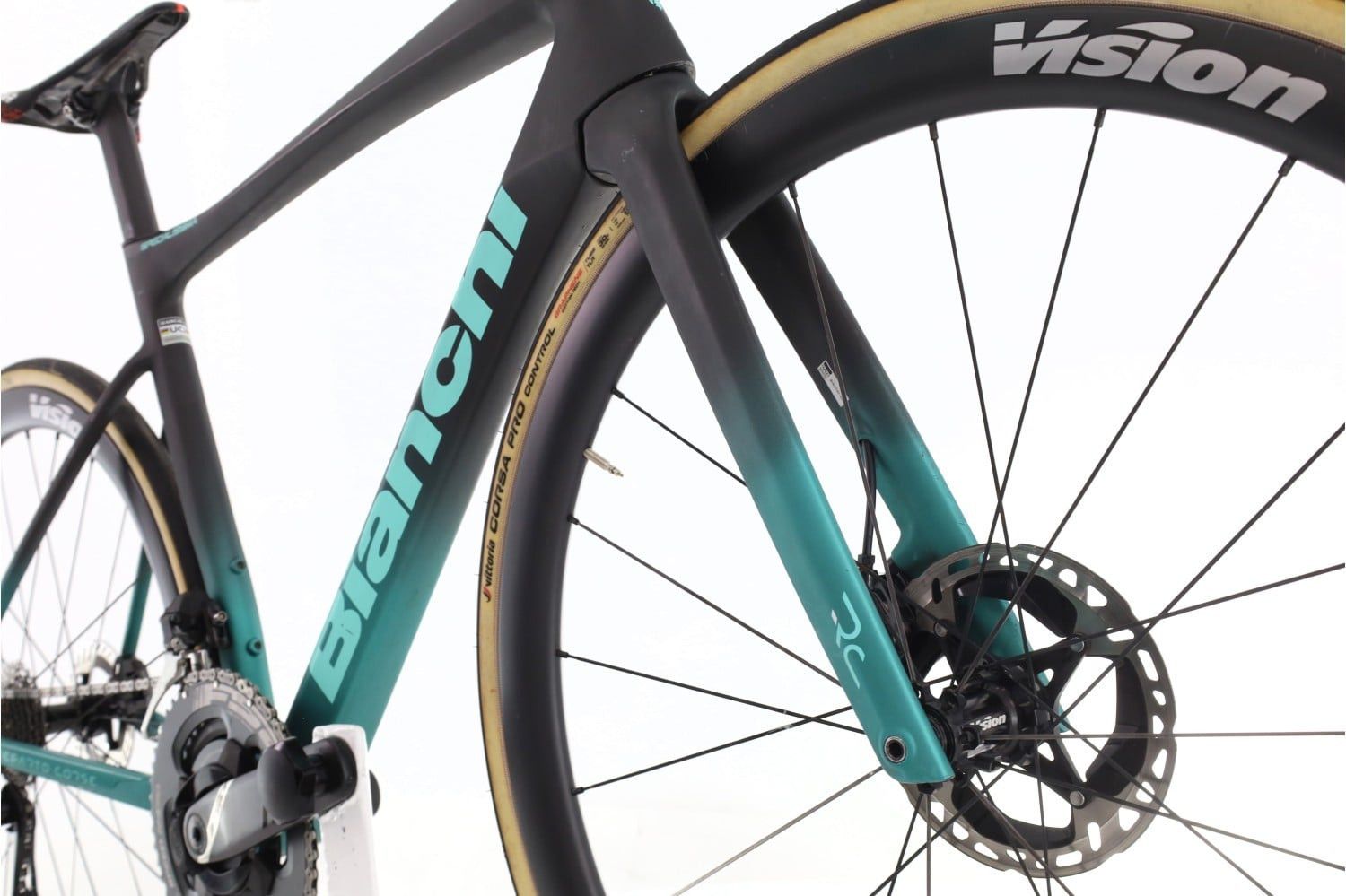 Produit reconditionné · Bianchi Specialissima Di2 12V · Noir / Vélo de route | Très bon état