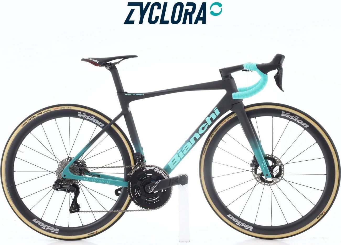 Produit reconditionné · Bianchi Specialissima Di2 12V · Noir / Vélo de route | Très bon état