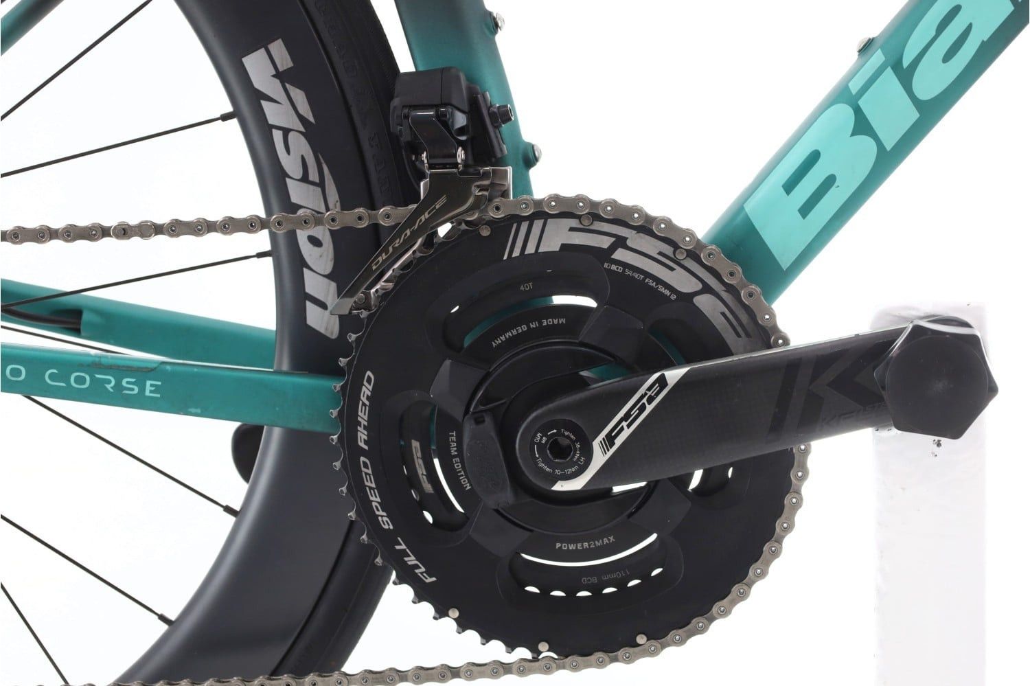 Produit reconditionné · Bianchi Specialissima Arkea Team Di2 12V · Noir / Vélo de route | Très bon état