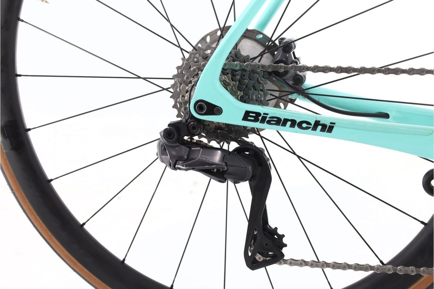Produit reconditionné · Bianchi Specialissima Arkea Team Di2 12V · Noir / Vélo de route | Très bon état