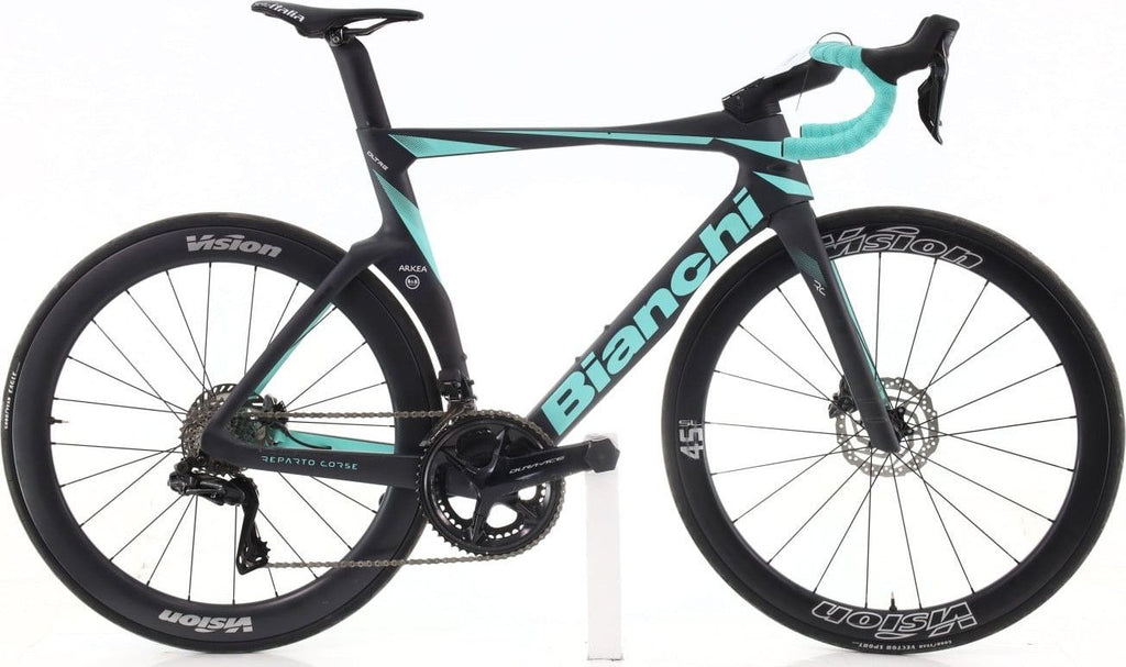 Produit reconditionné · Bianchi Oltre RC Arkea Team Di2 12V · Noir / Vélo de route | Très bon état