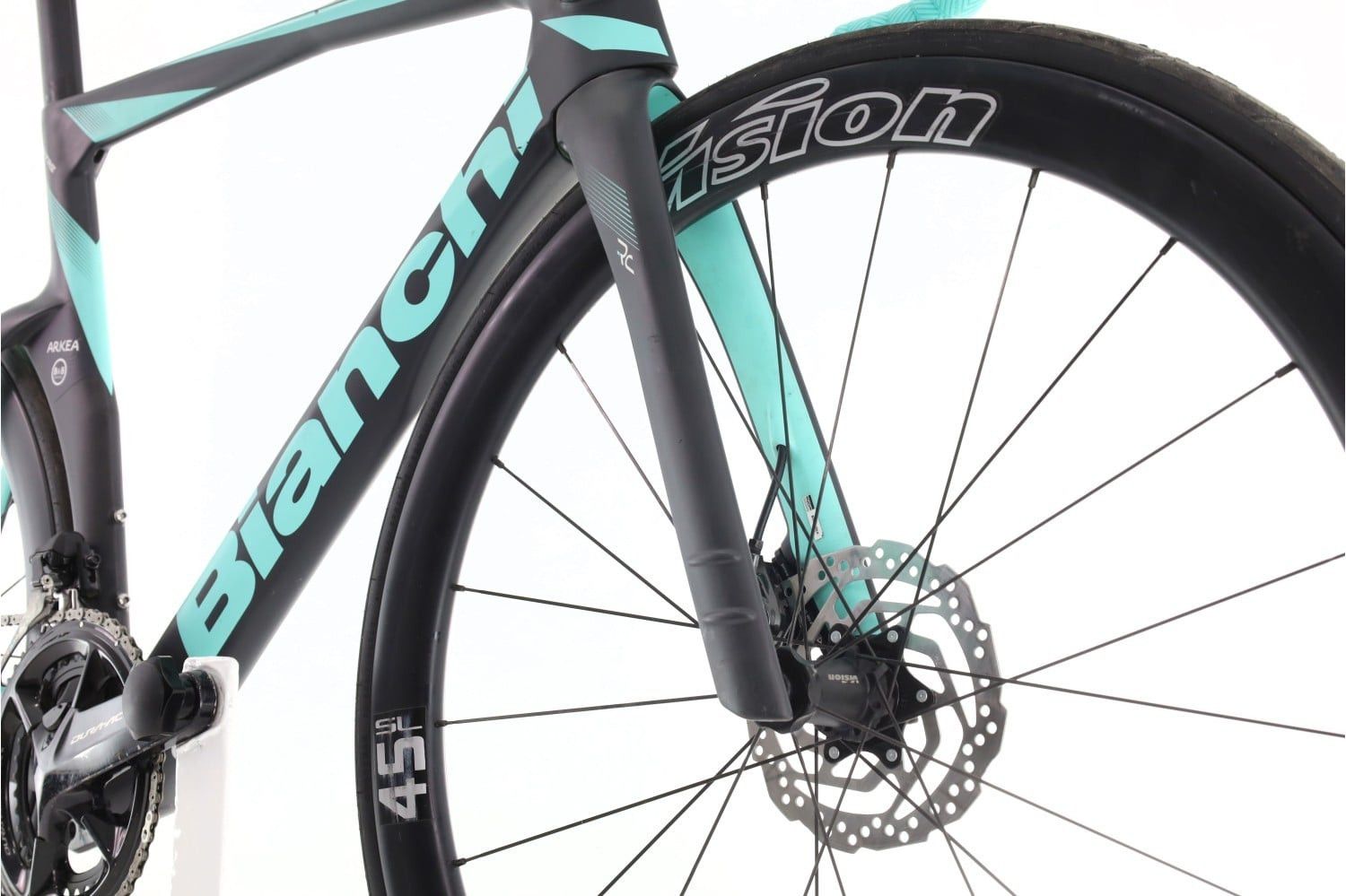 Produit reconditionné · Bianchi Oltre RC Arkea Team Di2 12V · Noir / Vélo de route | Très bon état
