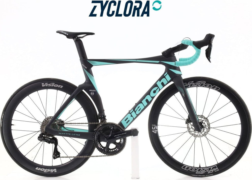 Produit reconditionné · Bianchi Oltre RC Arkea Team Di2 12V · Noir / Vélo de route | Très bon état