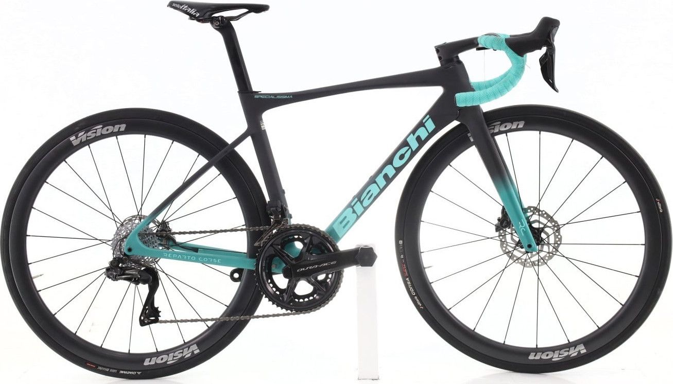 Produit reconditionné · Bianchi Specialissima Di2 12V · Noir / Vélo de route | Très bon état