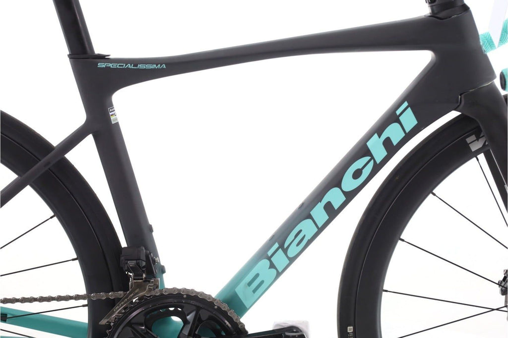 Produit reconditionné · Bianchi Specialissima Di2 12V · Noir / Vélo de route | Très bon état